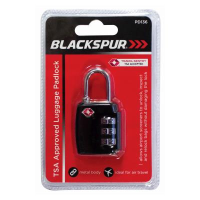 Blackspur TSA Approved Luggage Padlock Blackspur TSA Approved Luggage Padlock